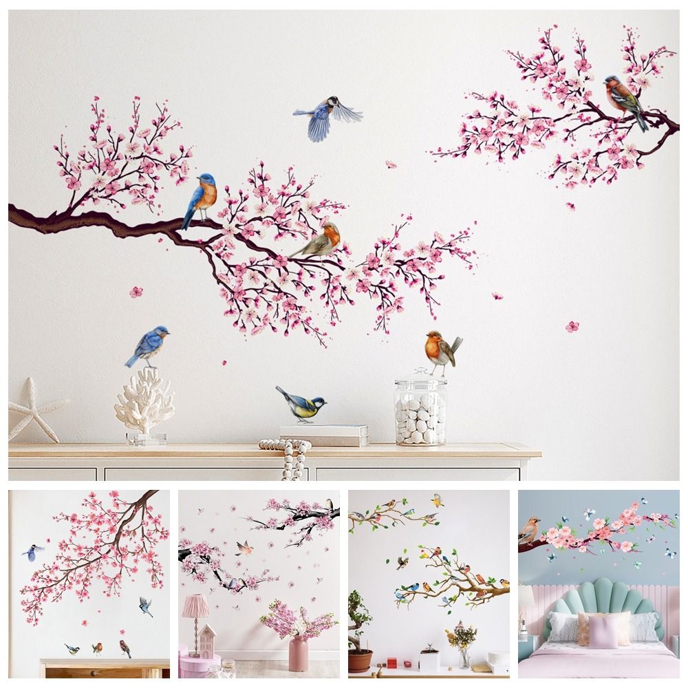 Home Decor Indonesia - Autocollant mural multicolore en PVC, fleur