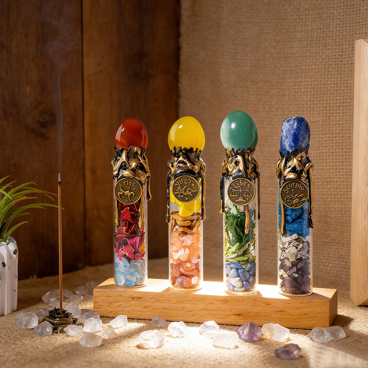 Home Decor Y2K - 1PC Bouteille à Vœux en Cristal