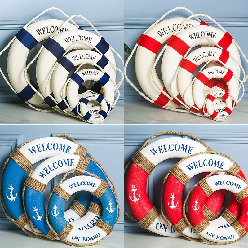 Home Decor Za - Bouée d'anneau de vie nautique pour
