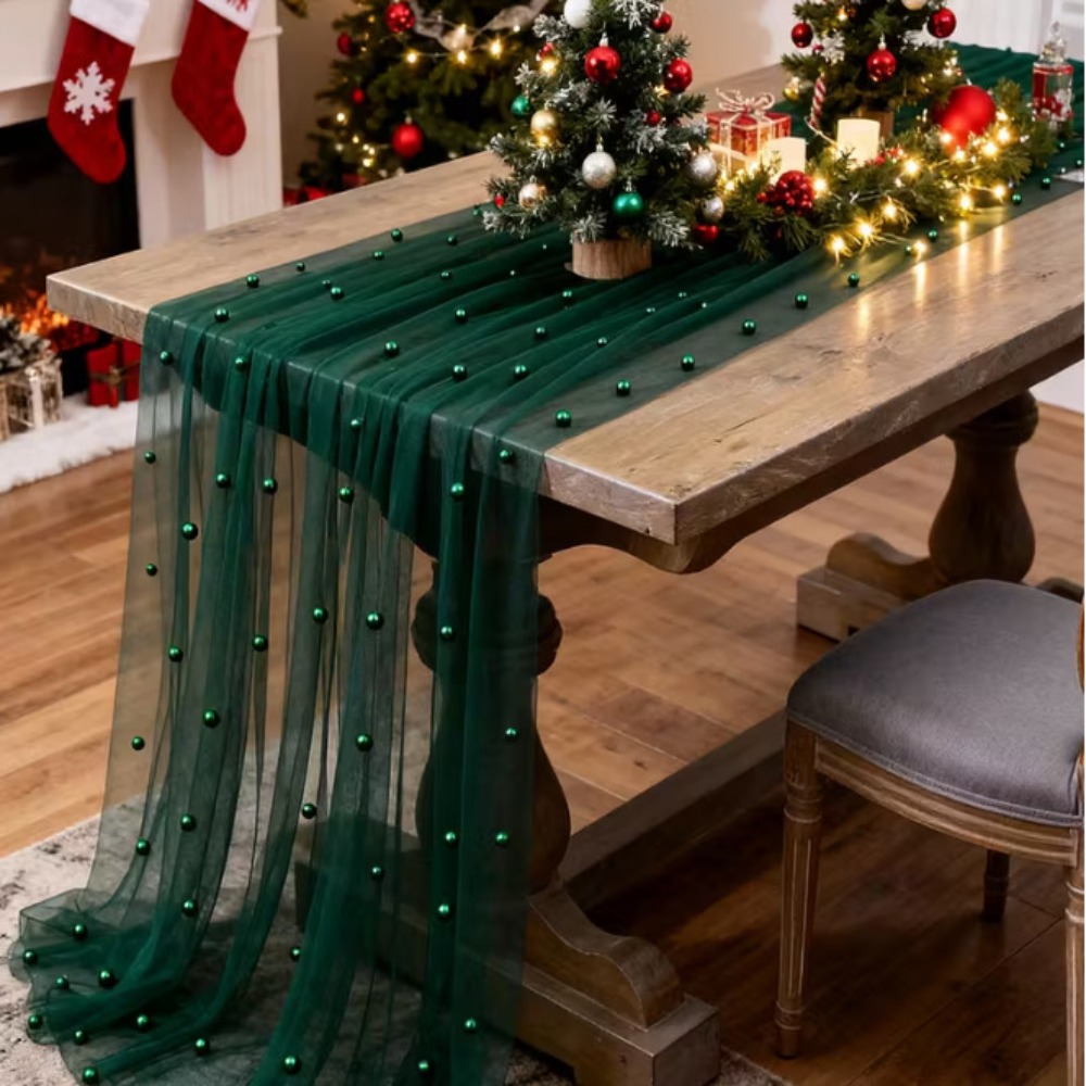 Chemin de table de mariage de  - Linen Table Runner avis et prix