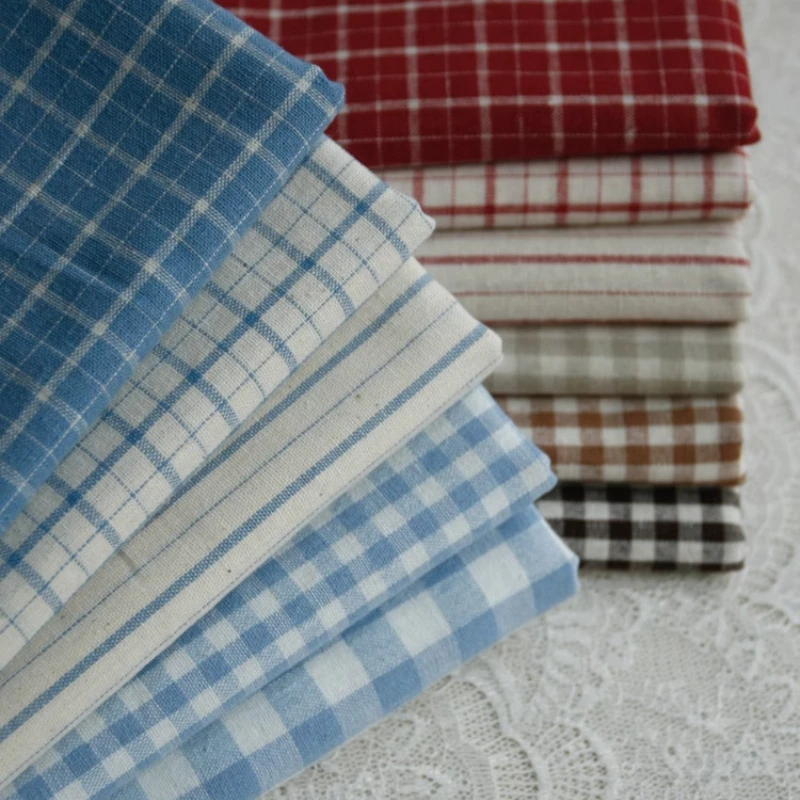 Tissu en coton tissé rayé en l - Linen Table Runner avis et prix