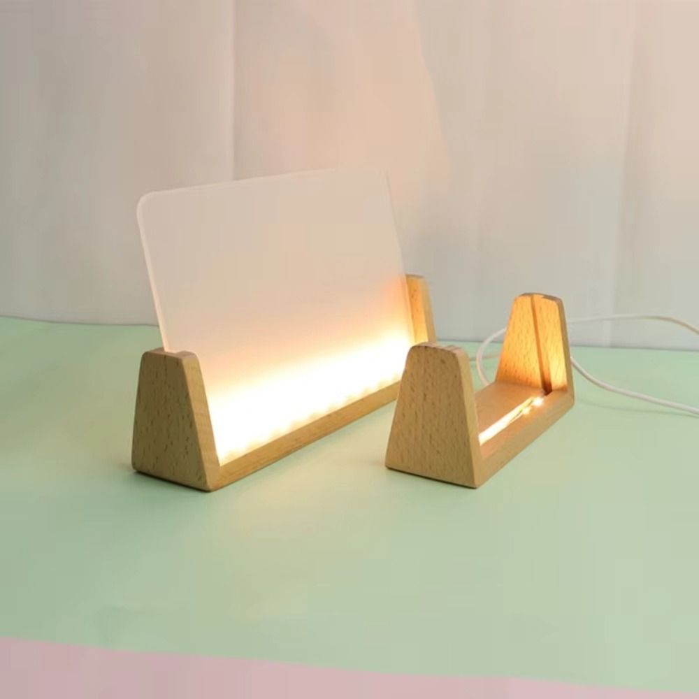 Cadre Photo Lumineux LED Multi - Bamboo Photo Frame avis et prix