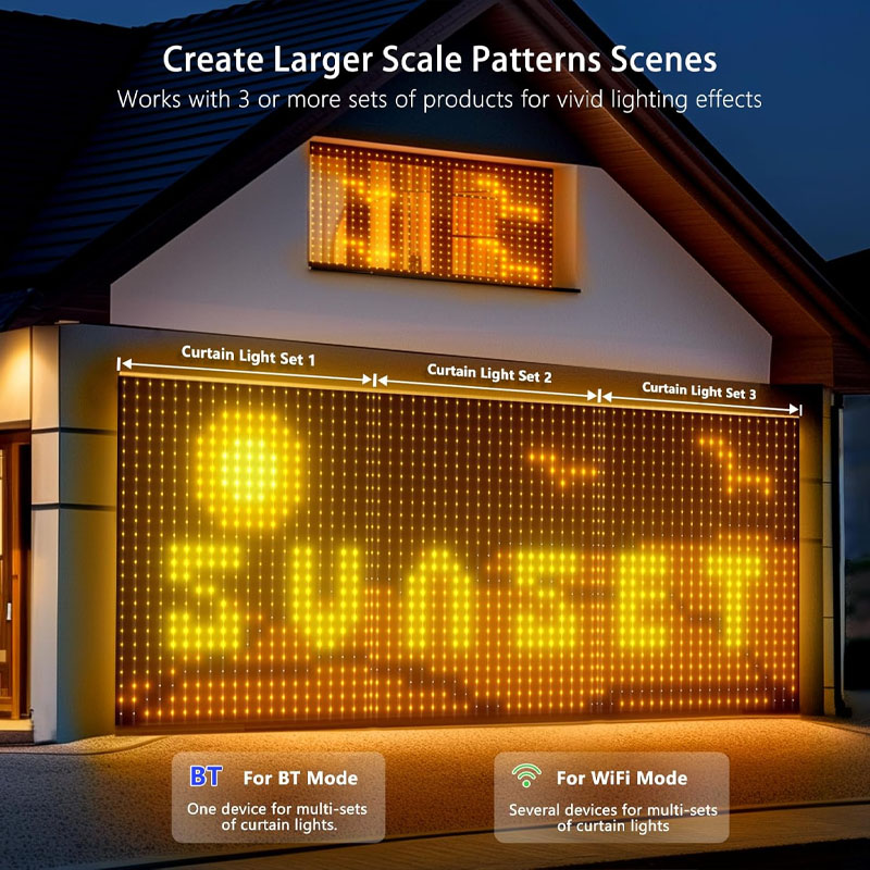Rideau lumineux intelligent à  - Home Decor Free App avis et prix