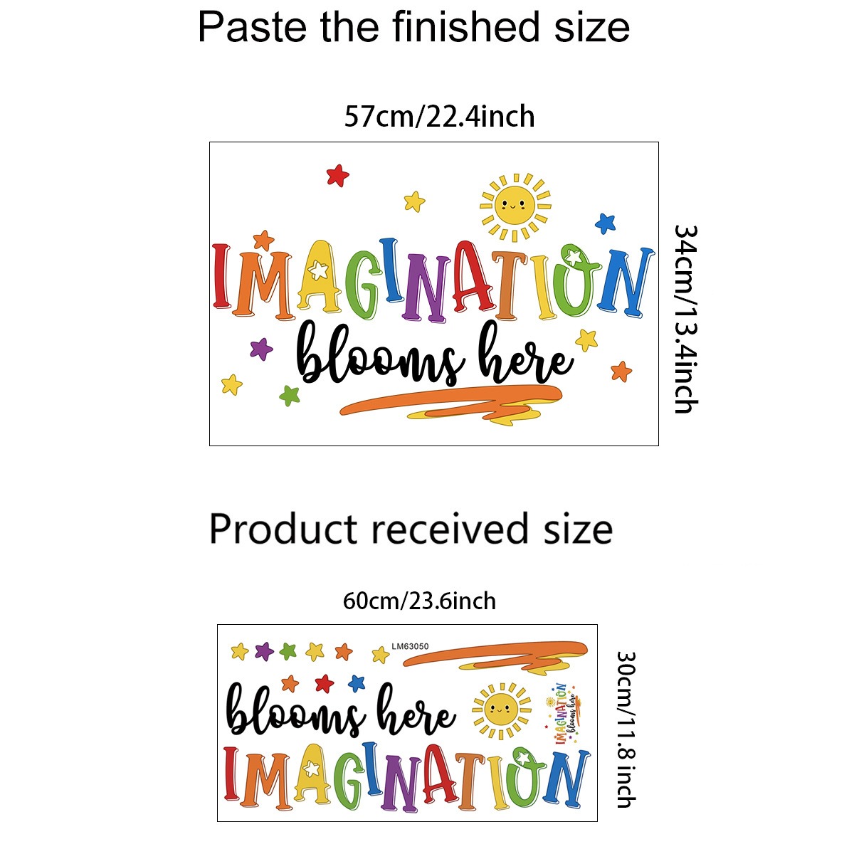 Autocollants muraux colorés po - Home Decor Indonesia avis et prix