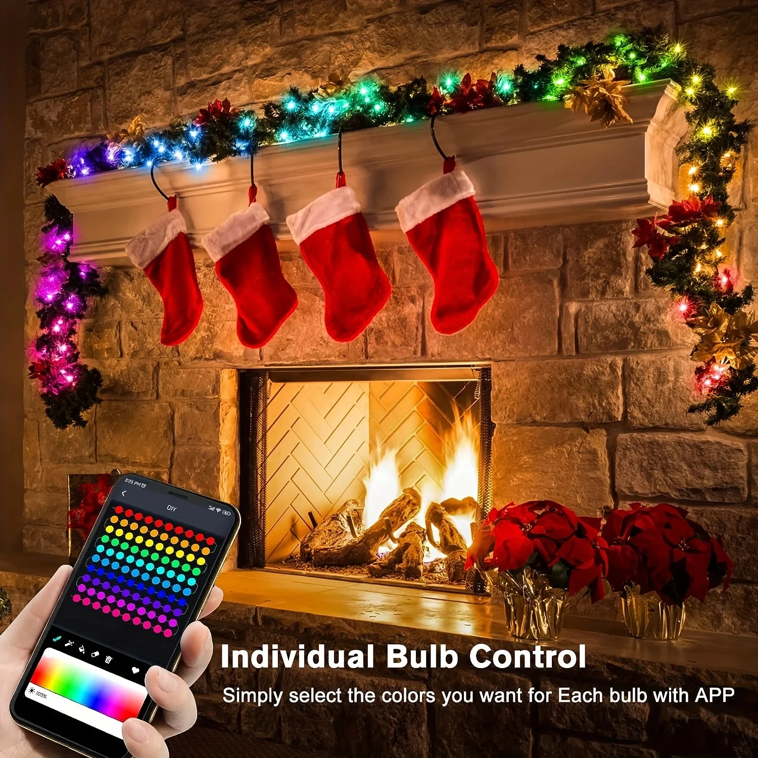 Guirlande lumineuse LED WS2812 - Home Decor Free App avis et prix
