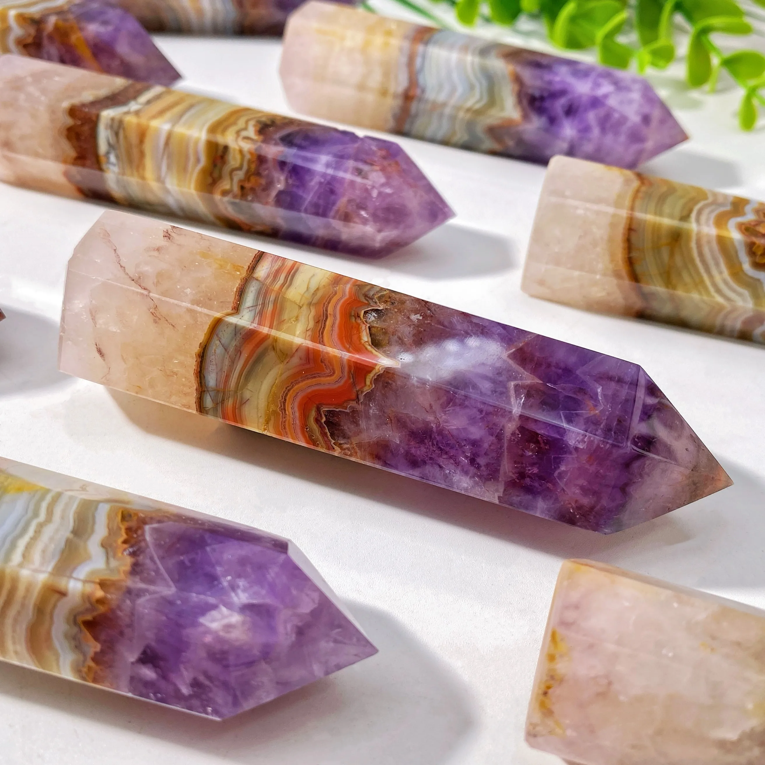 Pointe d'agate naturelle Aland - Home Decor Y2K avis et prix