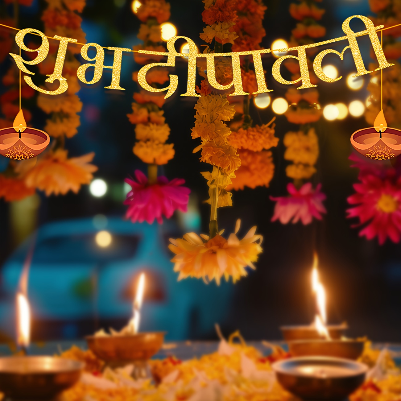 Décorations de fête Diwali, ba - Home Decor Indonesia avis et prix
