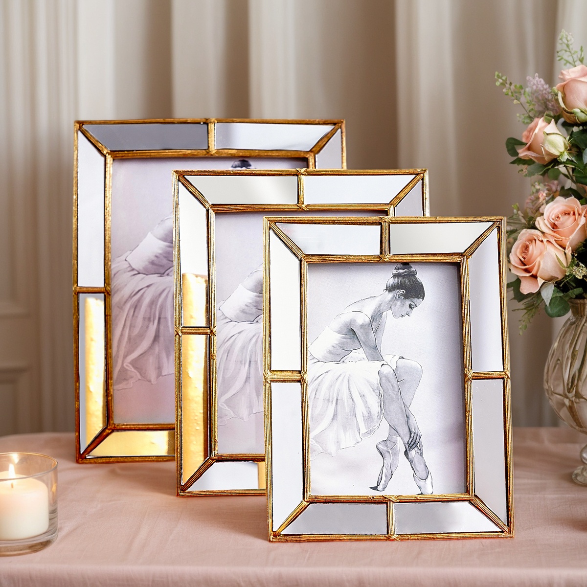 1 pièce, un cadre photo avec u - Bamboo Photo Frame avis et prix